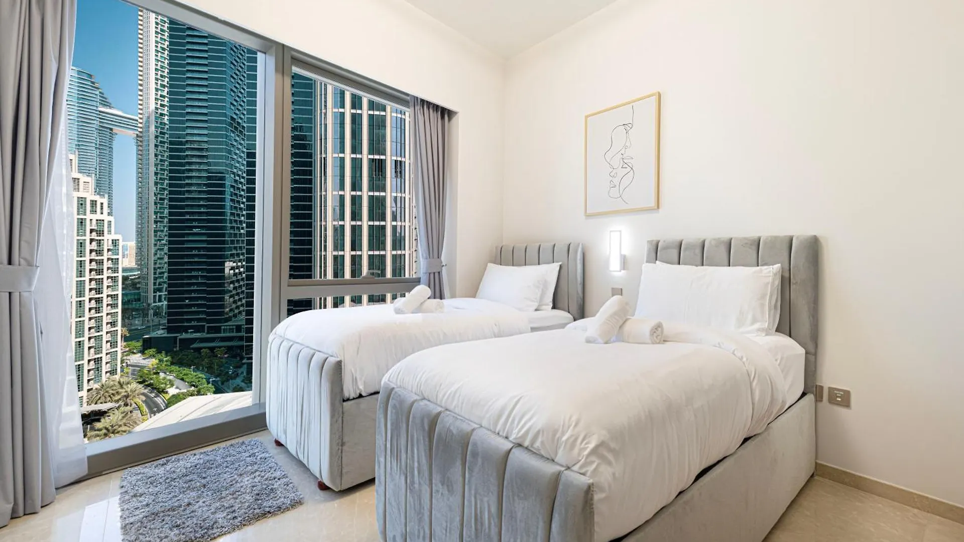 شقة Charming Urban Oasis دبي