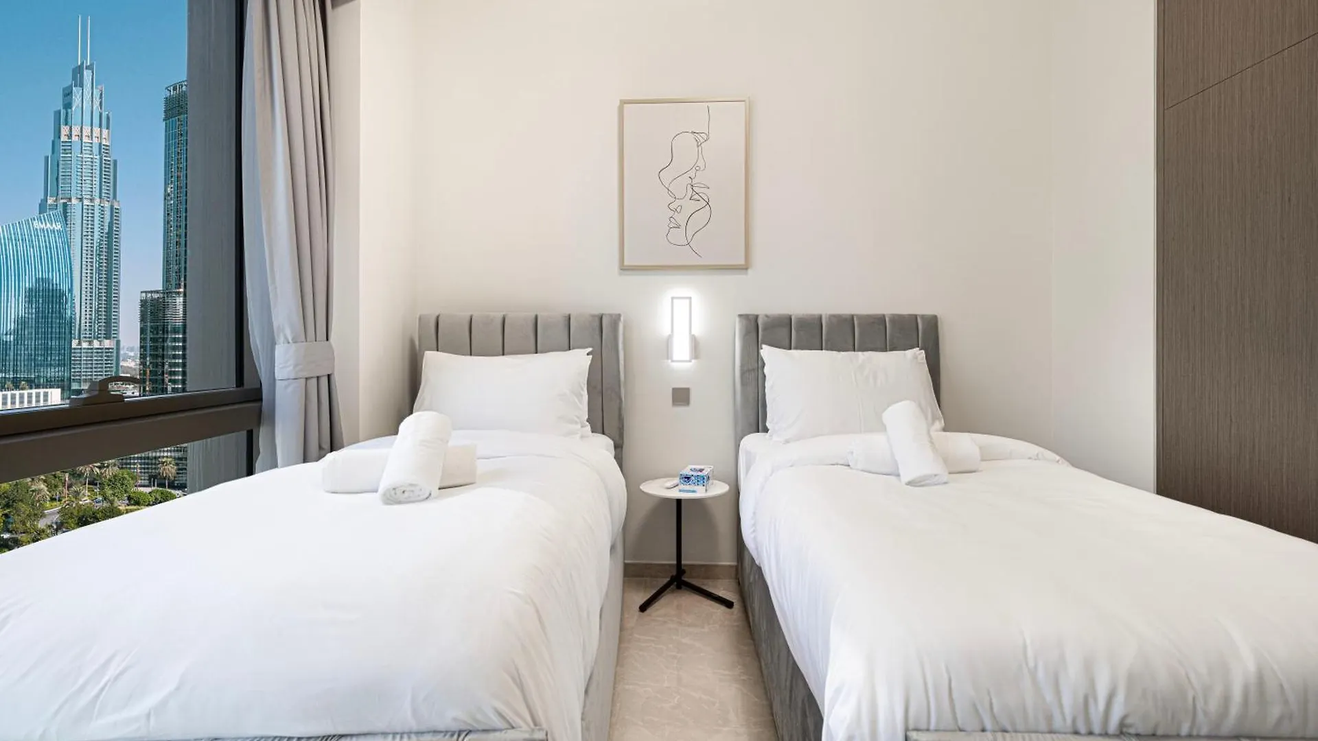 شقة Charming Urban Oasis دبي