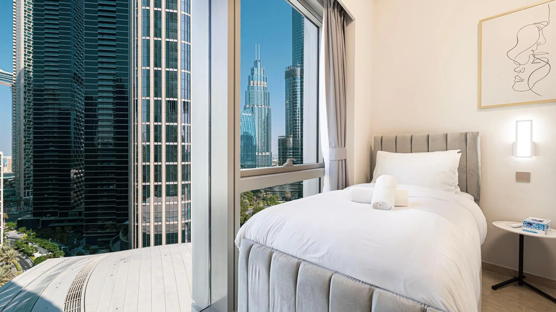 شقة Charming Urban Oasis دبي الإمارات العربية المتحدة